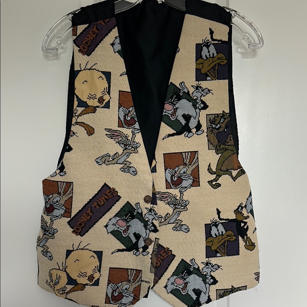 90s Vintage Looney Tunes Cartoon Character Unisex Vest